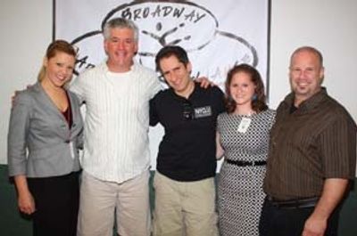 Jennifer Johns (Program Director), Gregory Jbara, Seth Rudetsky, Michelle Lehrman (Ad Photo